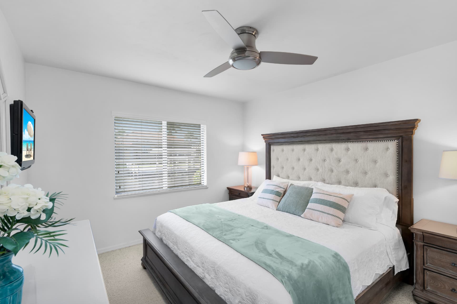 Second bedroom with king bed at Pirates Cove Marco Island
